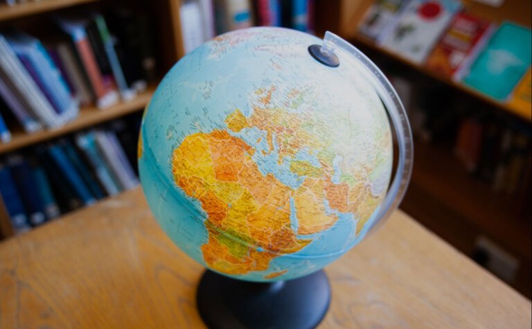 Globe at St Margaret's School to represent an international and diverse pupil community