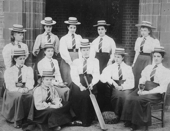 St Margarets School female cricket team in 1897