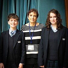 Today, our school community came together to mark Holocaust Memorial Day with a reflective candle-lighting service. This followed Friday’s assembly, when we were honoured to welcome Dame Helen Hyde, former Head of Watford Grammar School for Girls and a leading voice in Holocaust education.

Speaking powerfully to pupils about genocide awareness and the importance of remembrance, Helen uses her family's story of how they fell victim to the Nazi regime during the Second World War to educate others. Two of our pupils, Sam and Leela, shared moving poems during her address in a meaningful moment for our whole school. Our thoughts are with our community as we mark this significant day. 

@hyde_helen #HolocaustMemorialDay #Remembrance