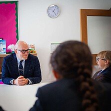 Our incoming new Head, Mr Turner took his toughest interview yet… courtesy of Year 5. They asked all the BIG questions (and probably a few Mr Turner wasn’t quite anticipating). Stories were shared, the laughs were loud, and we’re pretty sure he passed the test. 

Don’t worry, Mr Turner… your secrets are safe with Year 5.

#StMargaretsSchool #SchoolLeadership
.
.
.
#StMargaretsHertfordshire #StMargaretsBushey #busheylife #busheymums #independentschool #schoollife #education #boardingschool #watford #stanmore #radlett #harrow #watfordmums #watfordlife #pinnermums #pinnerparents #preplife #prepschool #rickmansworthmums #stanmoremums
