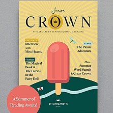 A summer of stories starts here. Our Junior and Senior Summer Editions of The Crown have arrived, alongside our Summer Extension Reading Lists – just in time for the holidays.

Whether discovering a new favourite author, diving into The Crown, or taking on one of our recommended reads, we hope you all enjoy a summer filled with curiosity, creativity and adventure.

Read the magazines and explore the reading lists via the Stories page on our website: link in bio.

#StMargaretsSchool #SummerReading
.
.
.
#StMargaretsHertfordshire #StMargaretsBushey #StMargaretsNursery #TheNursery #earlyeducation #nurseryschool #kindergarten #preschool #busheylife #busheymums #independentschool #schoollife #education #boardingschool #watford #stanmore #radlett #harrow #watfordmums #watfordlife #pinnermums #pinnerparents #preplife #prepschool #rickmansworthmums #stanmoremums