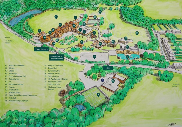 StMargarets Campus Map for web2