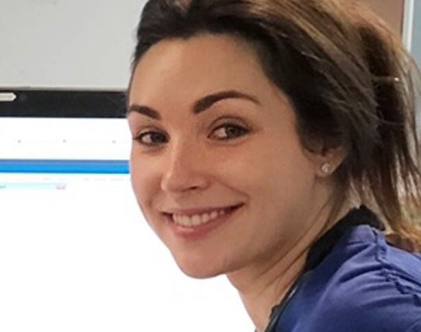 Dr Natalie Ring at work as an Emergency Medicine Registrar in London